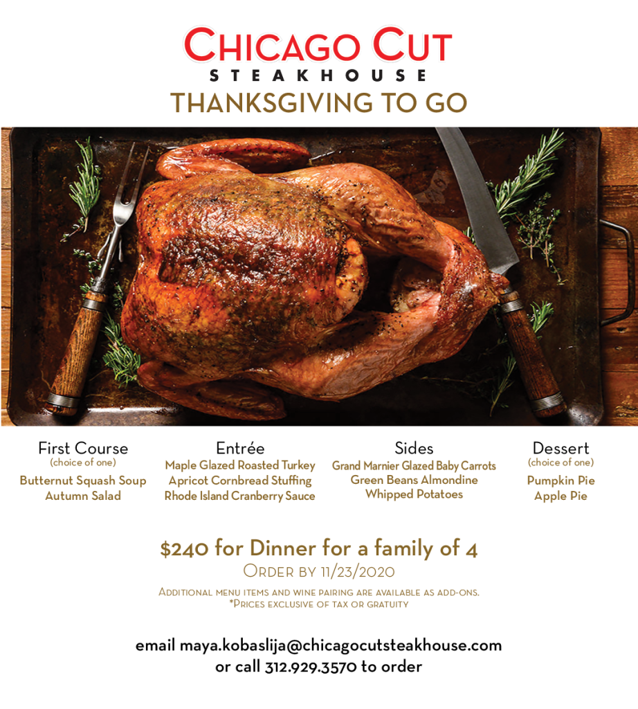 Chicago Cut SteakhouseChicago Cut Thanksgiving - Chicago ...